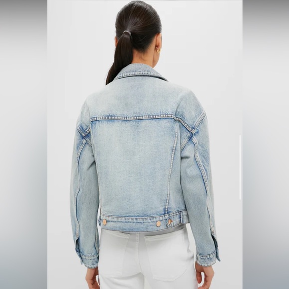 NWT Tuckernuck Denim Archie Jacket in Acid Wash, Size S - Picture 5 of 16